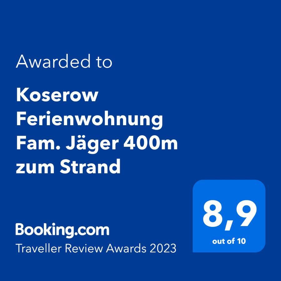 Koserow Ferienwohnung Fam. Jaeger 400M Zum Strand Exterior foto